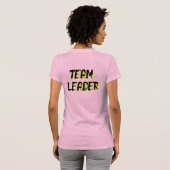 T-shirt TEAM LEADER - (front AND back) (Dos entier)