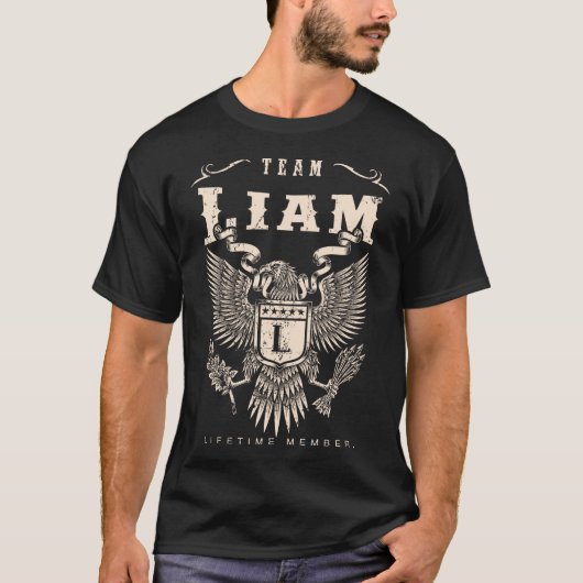 T-shirt TEAM Liam Membre à vie. (Devant)