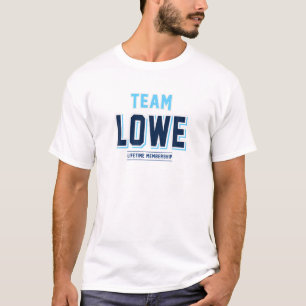 T-shirt Team Lowe Gift Proud Family Surname Last Name
