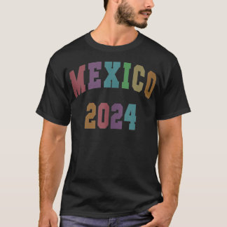 T-shirt Team MEXICO 2024 Trip Spring Break Swim Sports Sum