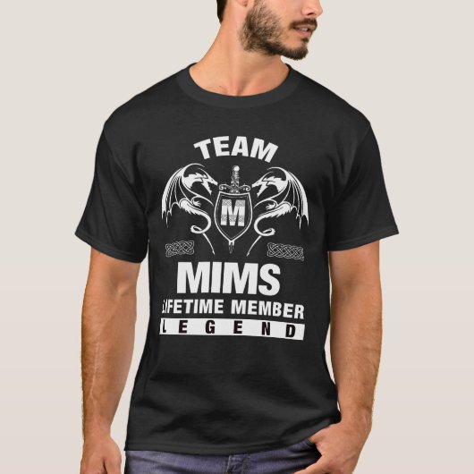 T-shirt Team MIMS - Membre à vie (Devant)
