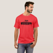 T-SHIRT TEAM MISSISSIPPI (Devant entier)