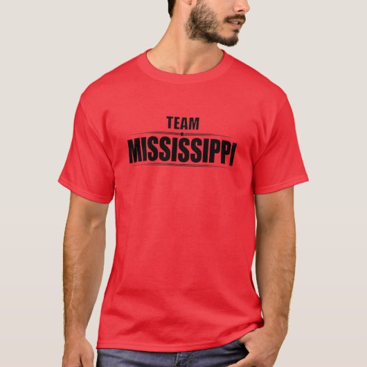 T-SHIRT TEAM MISSISSIPPI (Devant)