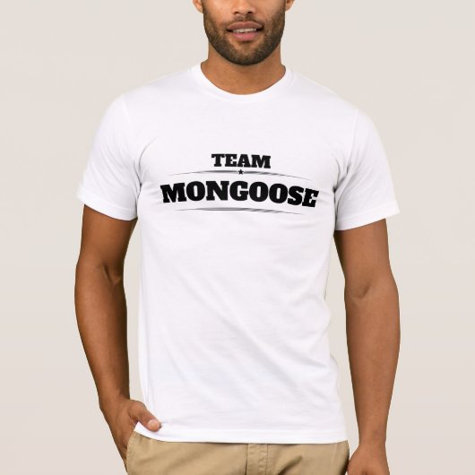 T-SHIRT TEAM MONGOOSE (Devant)