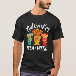 T-shirt Team Mouse Nutcracker Joyeux Noël Danse Amusante