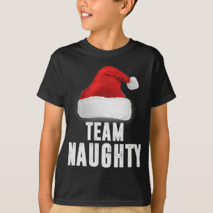 T-shirt Team Naughty, Funny Christmas Pajama, Family Match