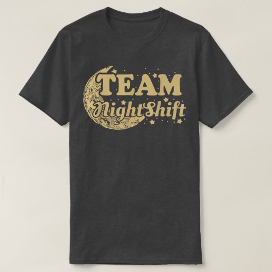 T-shirt Team Night Shift, Nurse (Design devant)