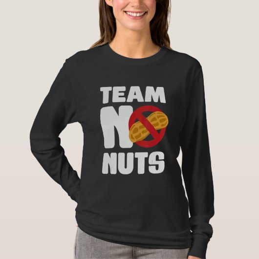 T-shirt Team No Nuts Gender Reveal Announcement 1 (Devant)