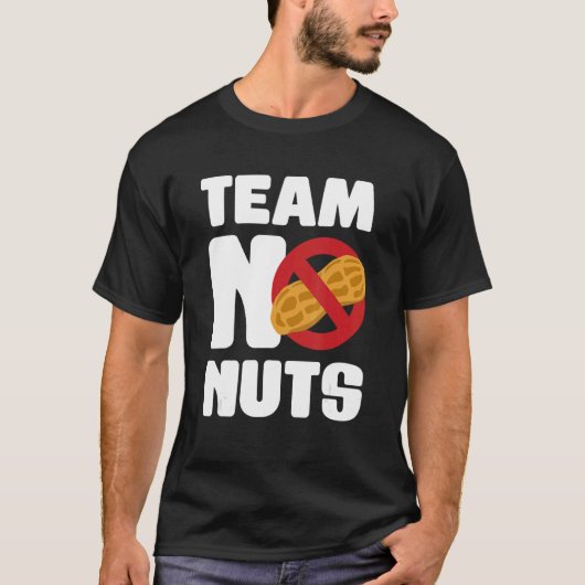 T-shirt Team No Nuts Gender Reveal Announcement 1 (Devant)