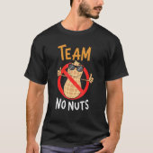 T-shirt Team No Nuts Gender Reveillez la grossesse Faire-p (Devant)
