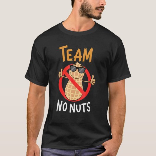 T-shirt Team No Nuts Gender Reveillez la grossesse Faire-p (Devant)