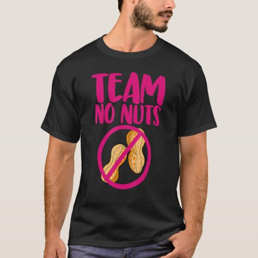 T-shirt Team No Nuts Genre Révéler Arachides Aimer 1 (Devant)