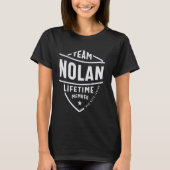 T-shirt Team Nolan Lifetime Membre Funny Nom Nolan (Devant)