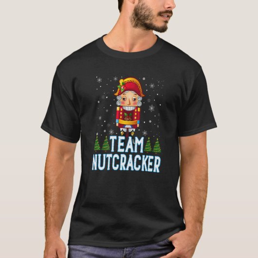 T-shirt Team Nutcracker Ballet Christmas Cute (Devant)