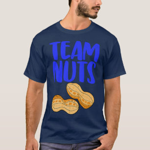 T-shirt Team Nuts Peanut Drôle Révélation de genre