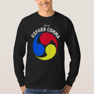 T-shirt Team Oxford Comma Funny English Grammar Club Nerd