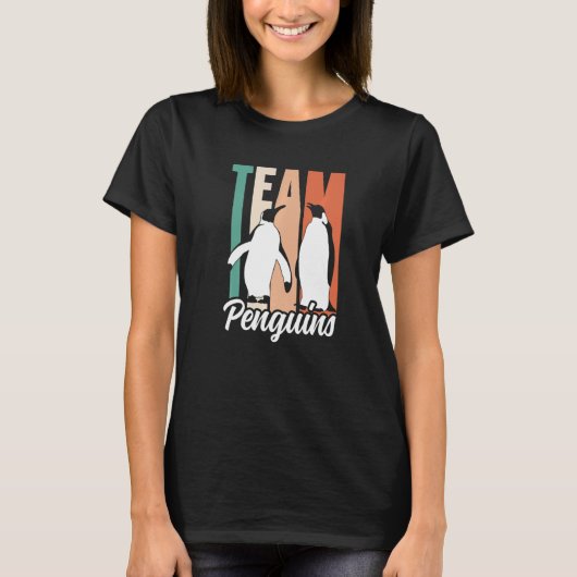 T-shirt Team Penguins Lover Animal Cute Penguin Premium (Devant)