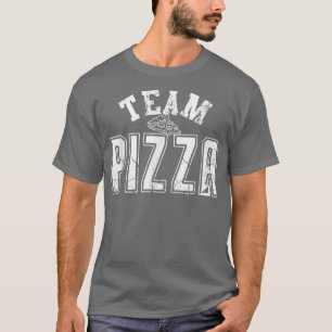 T-shirt Team Pizza appariement J'aime pizza alimentation a