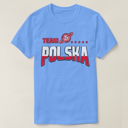 T-shirt Team Pologne Zesp Polska Special Cosmic Edition (Design devant)
