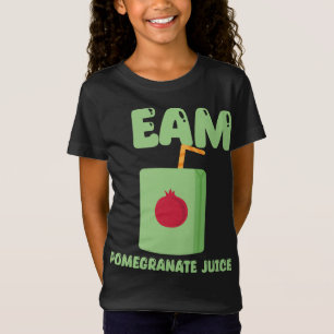 T-Shirt Team Pomegranate Juice Design Tropical Food