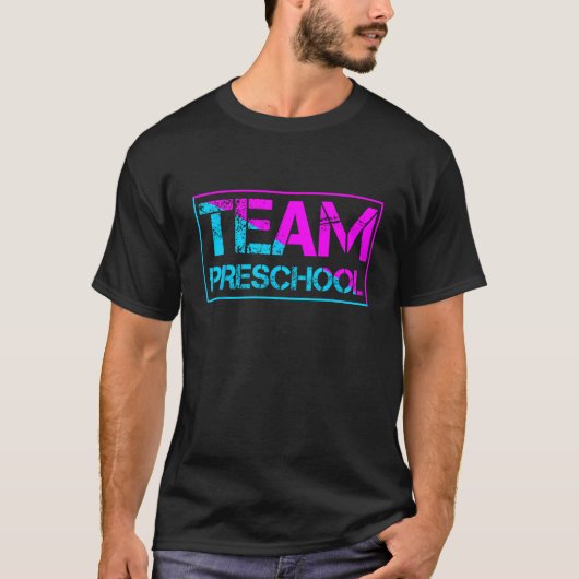 T-shirt Team PreSchool Back To School (Devant)