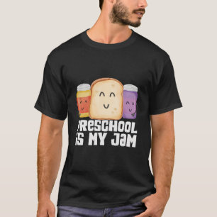 T-shirt Team Preschool Is My Jam Rainbow Pré K Teacher Stu