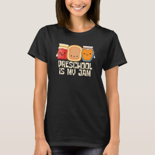 T-shirt Team Preschool Is My Jam Rainbow Pre K Teacher Stu