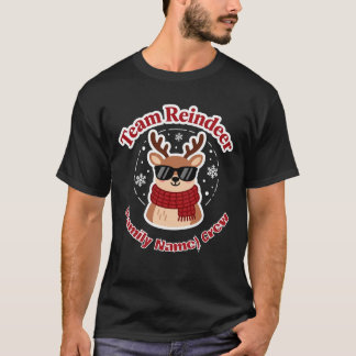 T-shirt Team Reindeer – Custom Family Christmas Matching