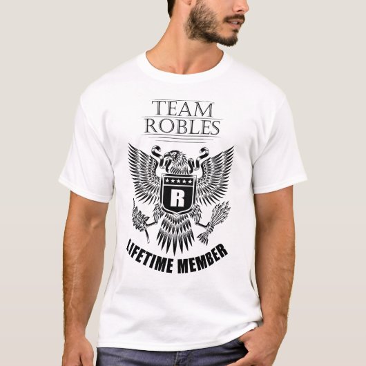 T-shirt Team Robles Membre à vie (Devant)