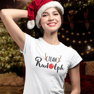 T-shirt Team Rudolph - Logo de l'équipe de Noël