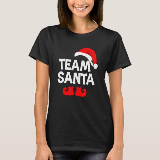T-shirt Team Santa Christmas Squad Family Matching Pajama  (Devant)