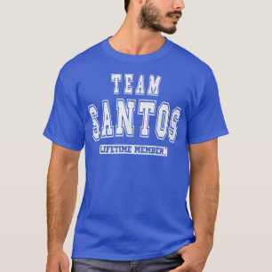 T-shirt Team SANTOS Lifetime Member Nom de famille