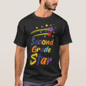 T-shirt Team Second 2nd Grade Back To School Student Teach (Devant)