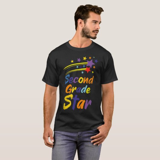 T-shirt Team Second 2nd Grade Back To School Student Teach (Devant entier)