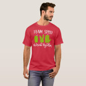 T-shirt Team sped we stick together Special education funn (Devant entier)