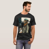 T-shirt Team Sport Games Retro Airsoft Player (Devant entier)