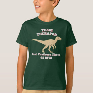 T-shirt Team Theropod - Rapide. Plumes. Fierce