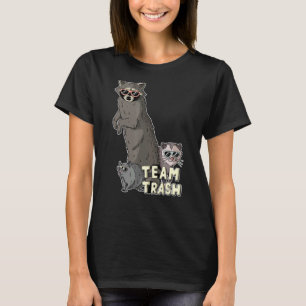 T-shirt Team Trash Opossum Raccoon Rat, Animaux Drôle Garb