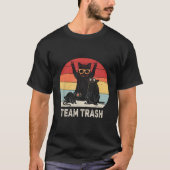 T-shirt Team Trash Opossum Raccoon Rat Animaux Garbage (Devant)