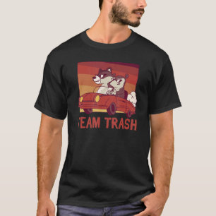 T-shirt Team Trash Raccoon Opossum