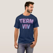 T-shirt Team Viv funny (Devant entier)