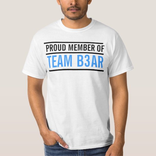 T-SHIRT TEAMB3AR VALEUR MEMBRE SHIRT (Devant)