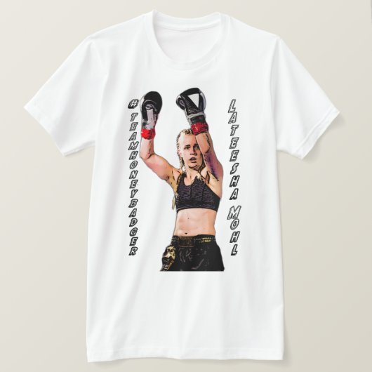 T-shirt #teamhoneybadger (Muay Thai) (Design devant)