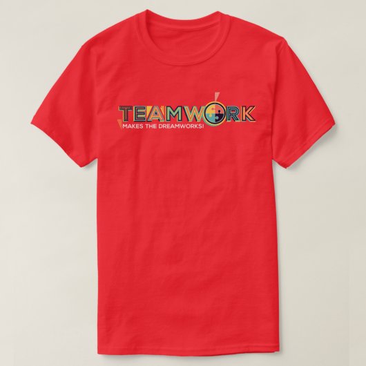 T-shirt TeamWork Fait DreamWorks (Design devant)