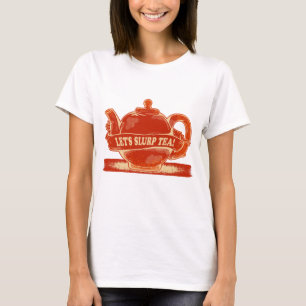 T-shirt Teapot Drôle Thé à Boire