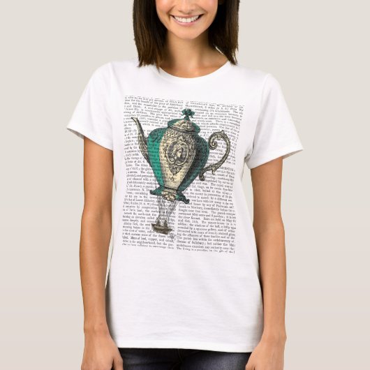 T-shirt Teapot volant 1 Vert et Jaune (Devant)