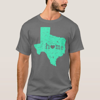 T-shirt Teas Home est là où le coeur est désorganisé Carte