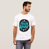 T-shirt Tech House Vibes - Musique Électronique Groove (Devant entier)