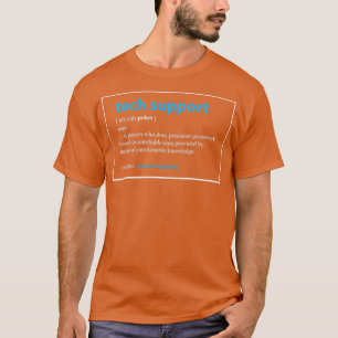 T-shirt Tech Support Définition de cadeau Drôle informatiq