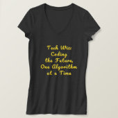 T-shirt Tech wiz Coder le futur algorithme à la fois (Design devant)